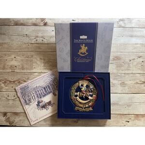 2003 White House Christmas ornament in box